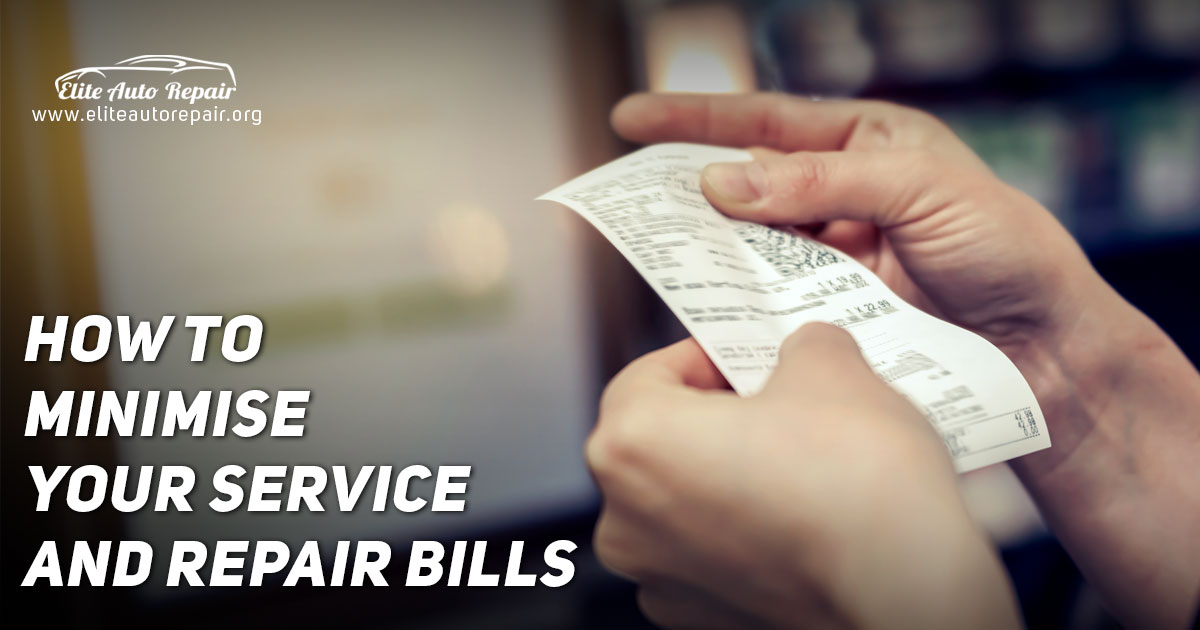 How to Minimize Your Car Maintenance Service and Repair Bills