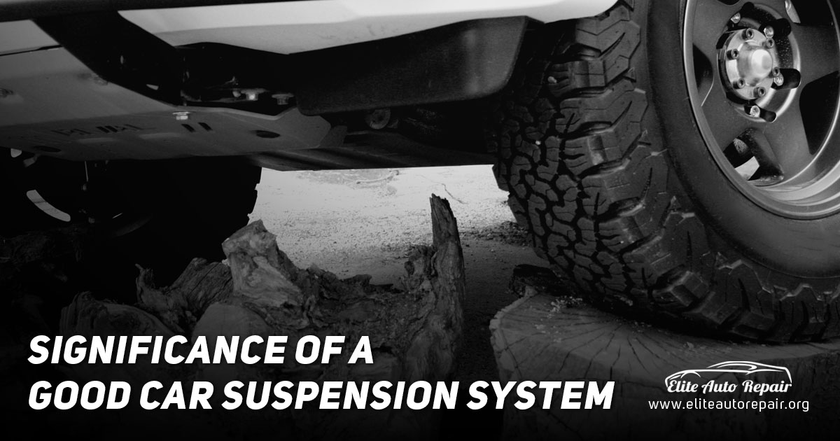 Significance Of a Good Car Suspension System