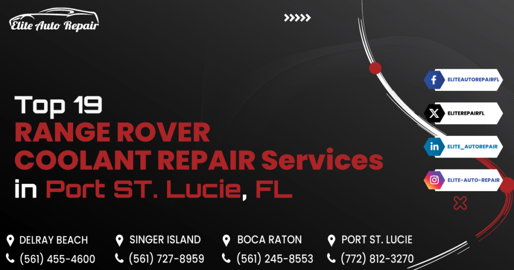 Range Rover Coolant Repair Services