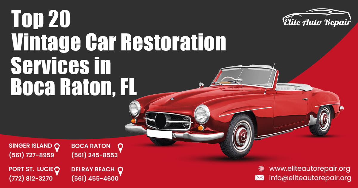 Vintage Car Restoration Services in Boca Raton, FL