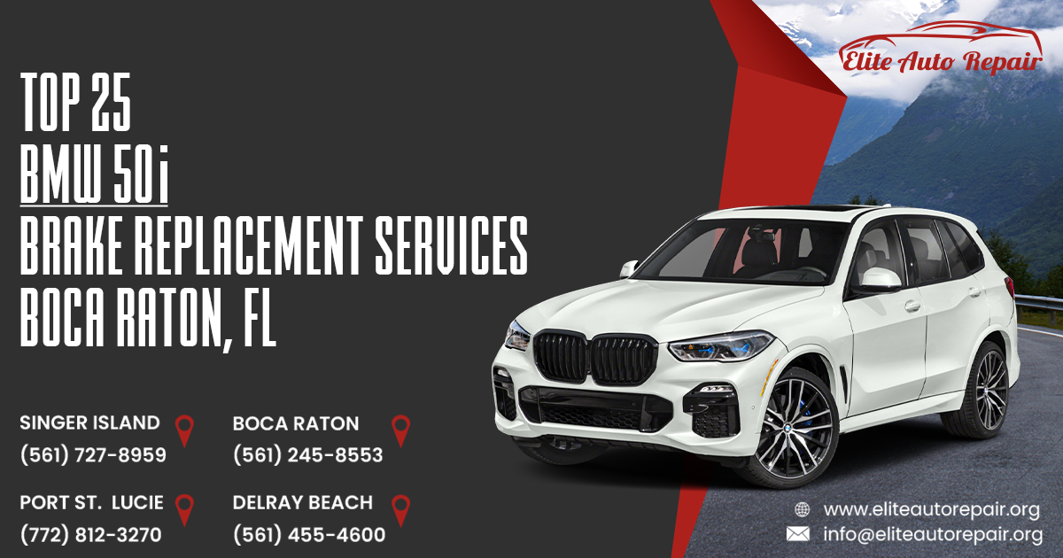 BMW 50i Brake Replacement Services
