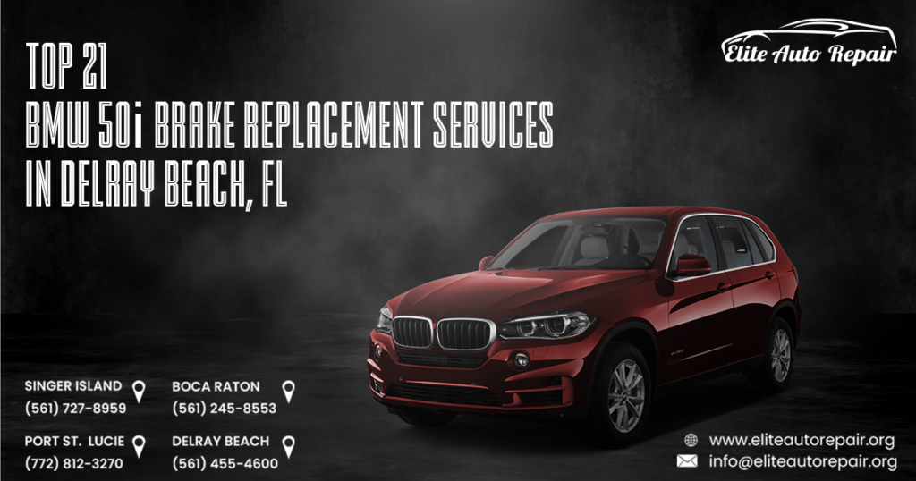 BMW 50i Brake Replacement Services