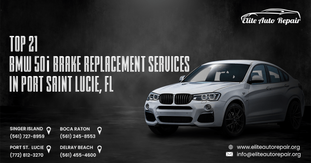 BMW MB 50i Brake Replacement Services