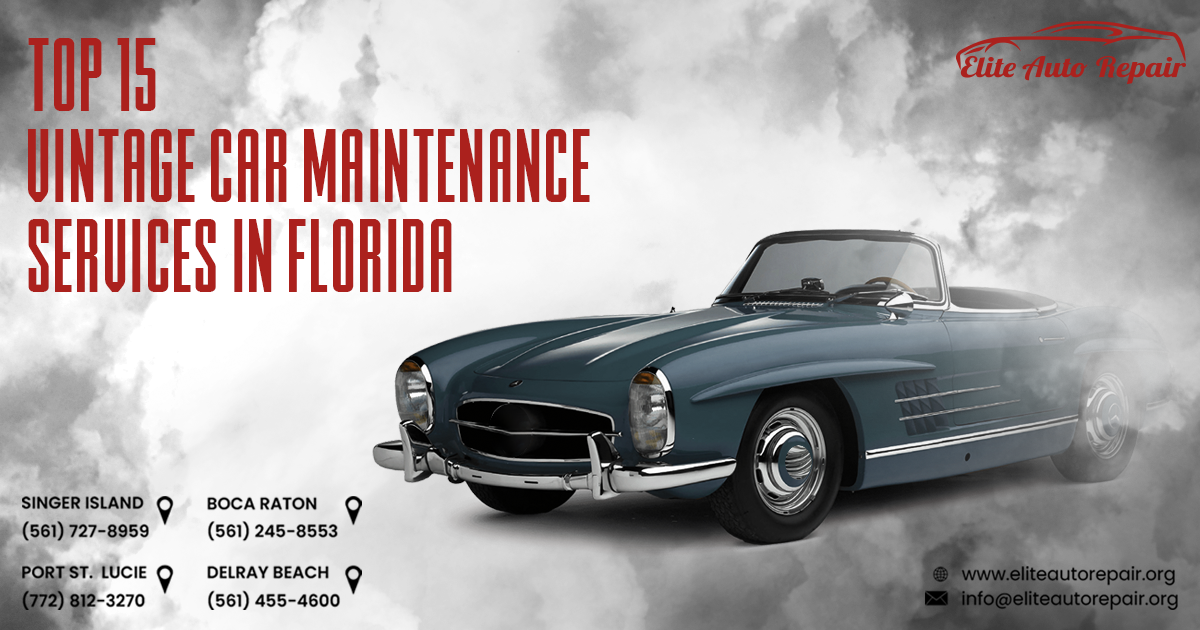 Top 15 Vintage Car Maintenance Services in Florida