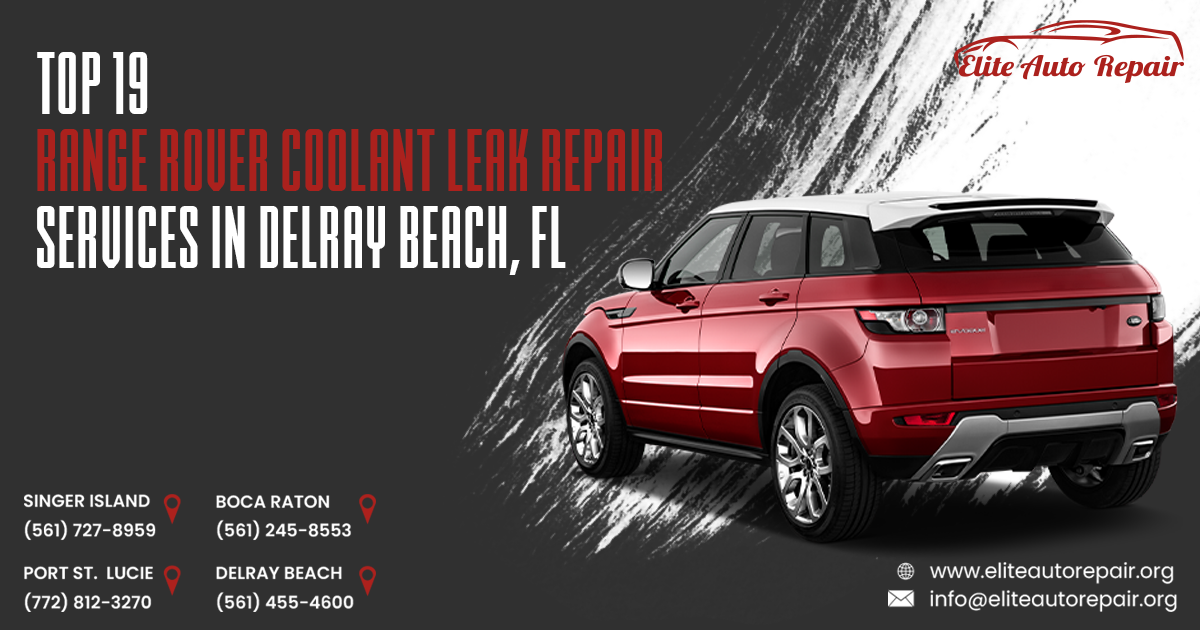 Range Rover Coolant Leak Repair