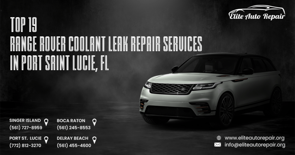 Range Rover Coolant Leak Repair Services