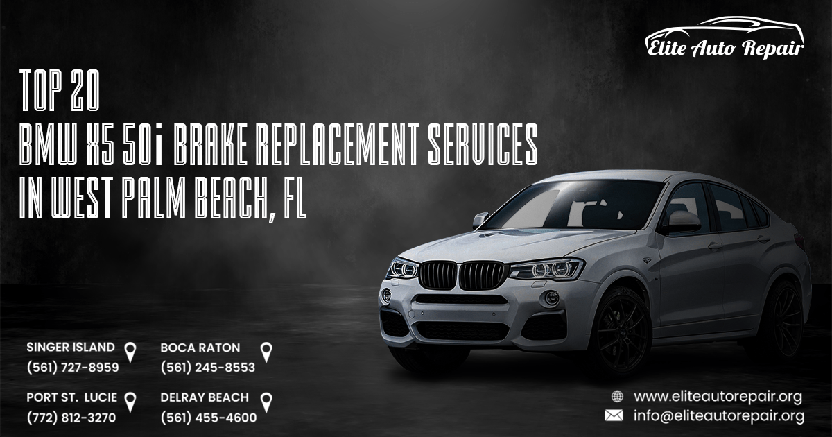 BMW X5 50i Brake Replacement Services