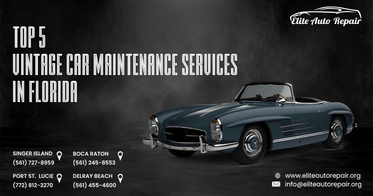 Top 5 Vintage Car Maintenance Services in Florida