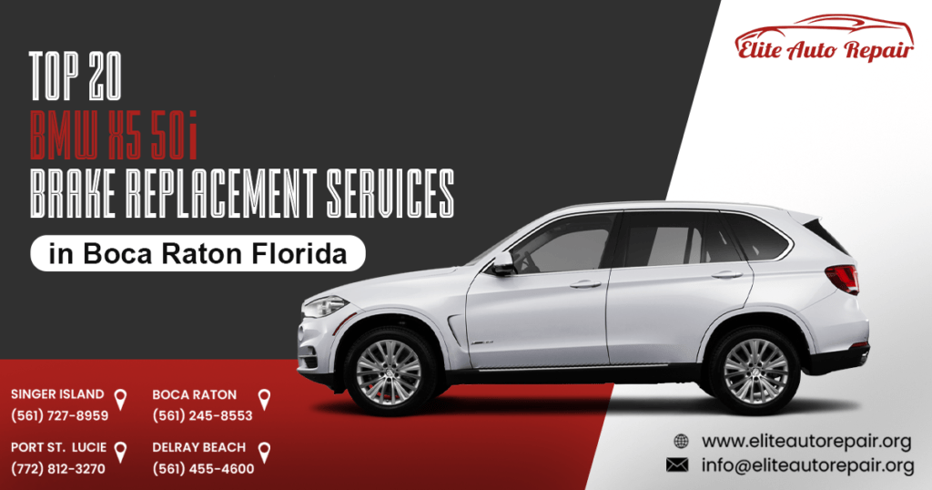 BMW XS 50i Brake Replacement Services